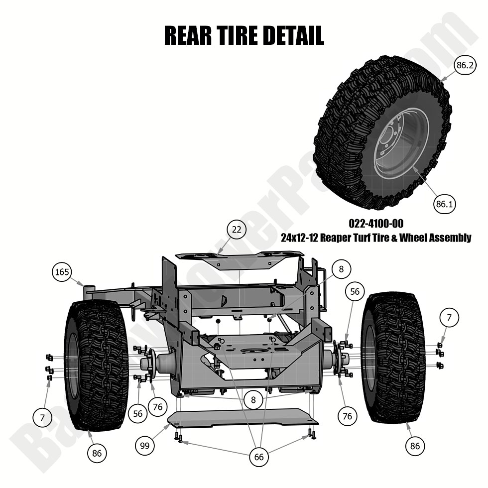 2019 Rebel - Rear Tire Detail